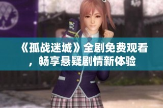 《孤战迷城》全剧免费观看，畅享悬疑剧情新体验