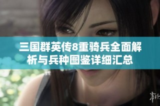 三国群英传8重骑兵全面解析与兵种图鉴详细汇总