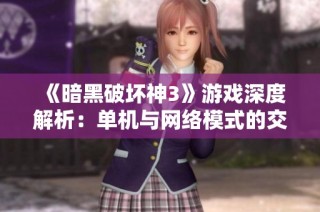 《暗黑破坏神3》游戏深度解析：单机与网络模式的交融与界限探索