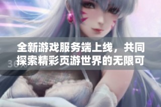全新游戏服务端上线，共同探索精彩页游世界的无限可能