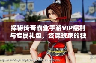 探秘传奇霸业手游VIP福利与专属礼包，资深玩家的独享特权