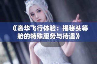 《奢华飞行体验：揭秘头等舱的特殊服务与待遇》