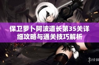 保卫萝卜阿波道长第35关详细攻略与通关技巧解析