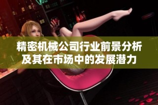 精密机械公司行业前景分析及其在市场中的发展潜力
