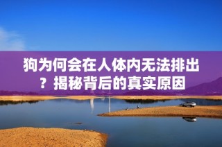 狗为何会在人体内无法排出？揭秘背后的真实原因