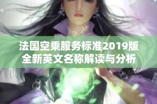 法国空乘服务标准2019版全新英文名称解读与分析