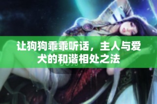 让狗狗乖乖听话，主人与爱犬的和谐相处之法