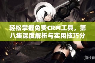轻松掌握免费CRM工具，第八集深度解析与实用技巧分享