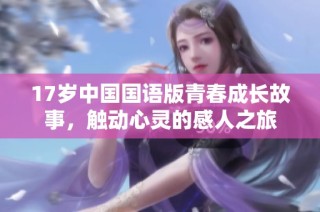 17岁中国国语版青春成长故事，触动心灵的感人之旅