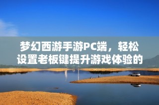 梦幻西游手游PC端，轻松设置老板键提升游戏体验的方法与技巧