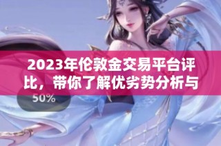 2023年伦敦金交易平台评比，带你了解优劣势分析与推荐