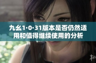 九幺1·0·31版本是否仍然适用和值得继续使用的分析