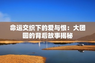 命运交织下的爱与恨：大团圆的背后故事揭秘