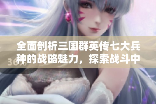 全面剖析三国群英传七大兵种的战略魅力，探索战斗中的变化与奥秘