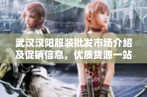武汉汉阳服装批发市场介绍及促销信息，优质货源一站购齐